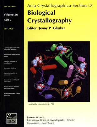 Acta Crystallographica D56(7)